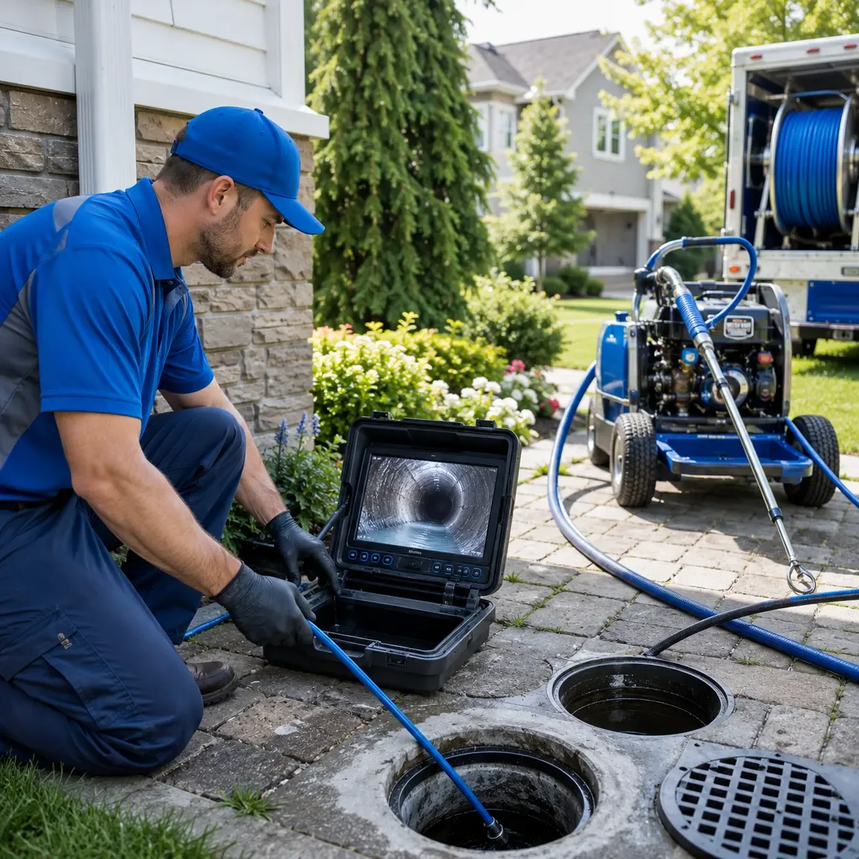 Outdoor drain cleaning professionals serving Marietta, MN